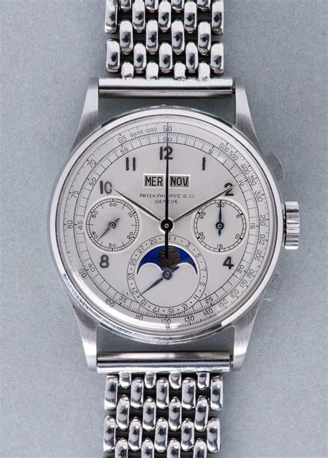 patek philippe 1300|Patek Philippe 1518 stainless steel.